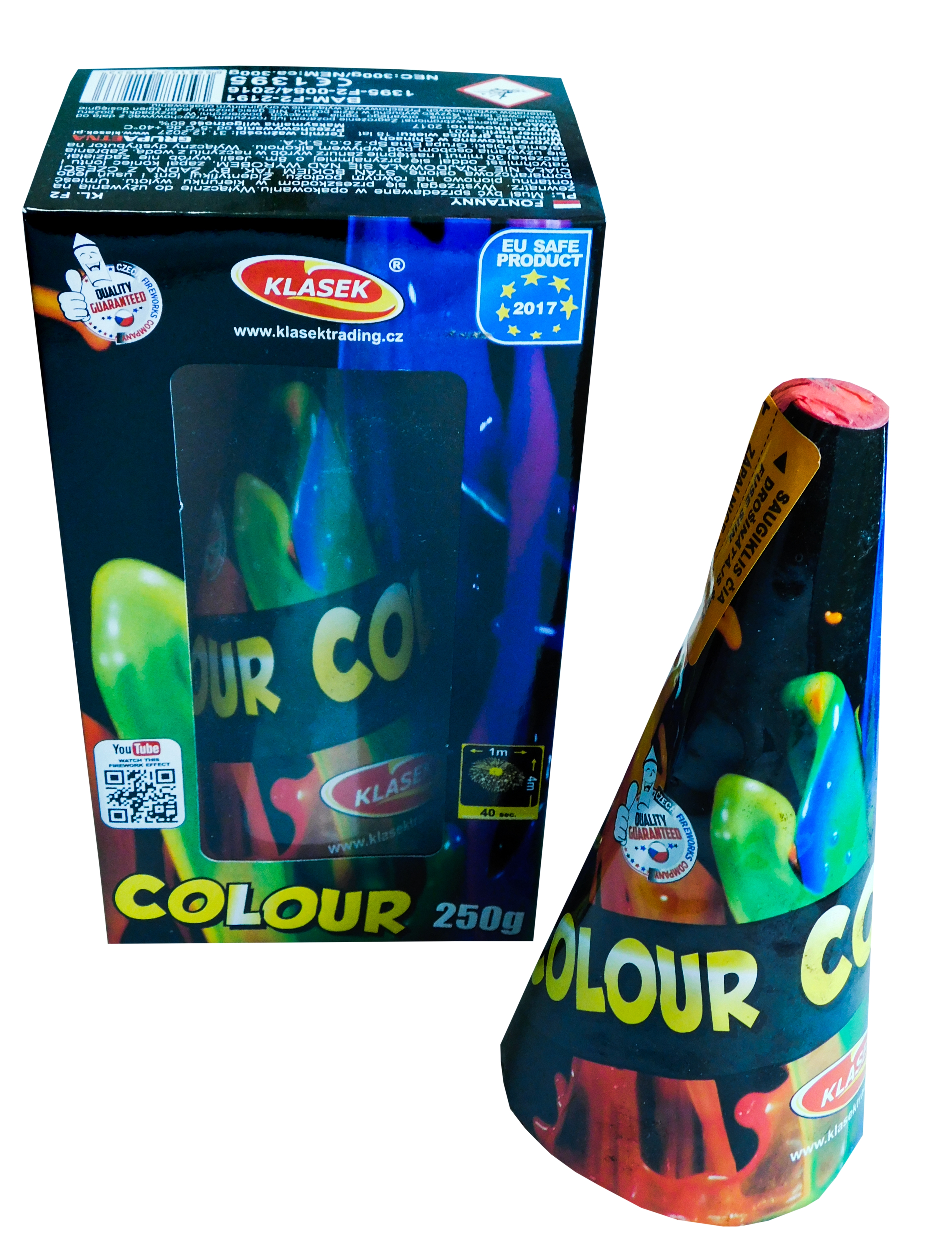 Pyrotechnika Barevný Vulkán 250g 2ks